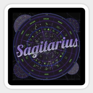 Sagittarius Zodiac Astrology Sticker